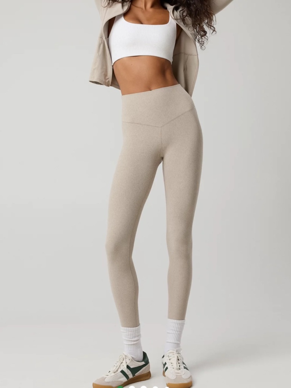 OFFLINE By Aerie Real Me XTRA High Waisted Ribbed Legging Sz S